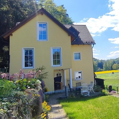 Ferienhaus Am Bach Mit Grossem Garten Deuerling Esterno foto