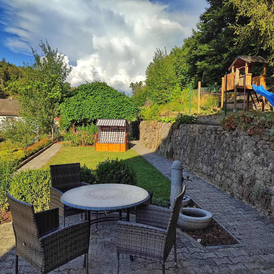Ferienhaus Am Bach Mit Grossem Garten Deuerling Esterno foto