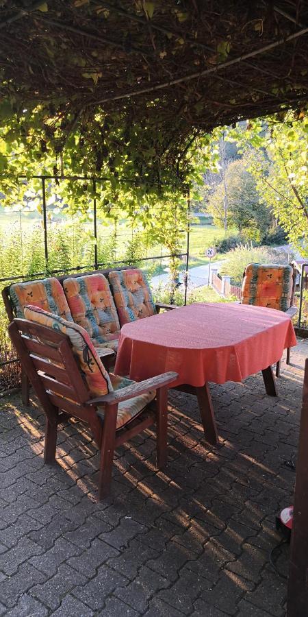Ferienhaus Am Bach Mit Grossem Garten Deuerling Esterno foto